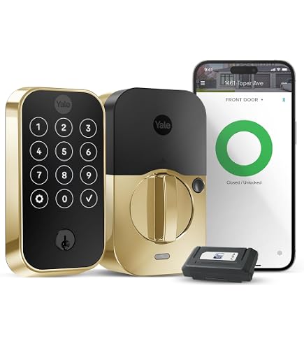 ysm② Yale Assure Lock 2 Deadbolt with Z-Wave, Lifetime Brass | Auto